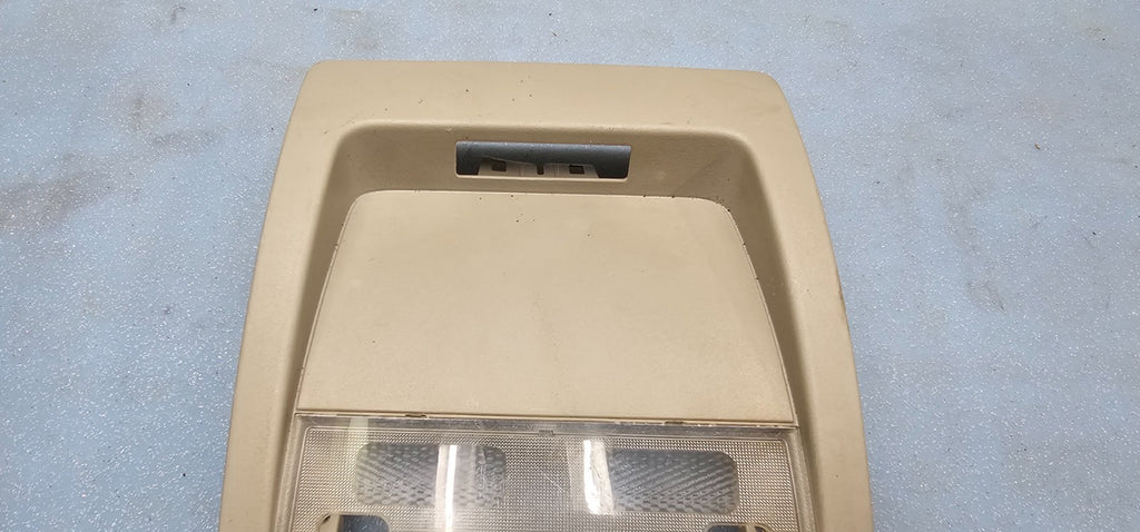 🔥07-13 Chevy Silverado Sierra Overhead Console Map Dome Light Roof Storage TAN