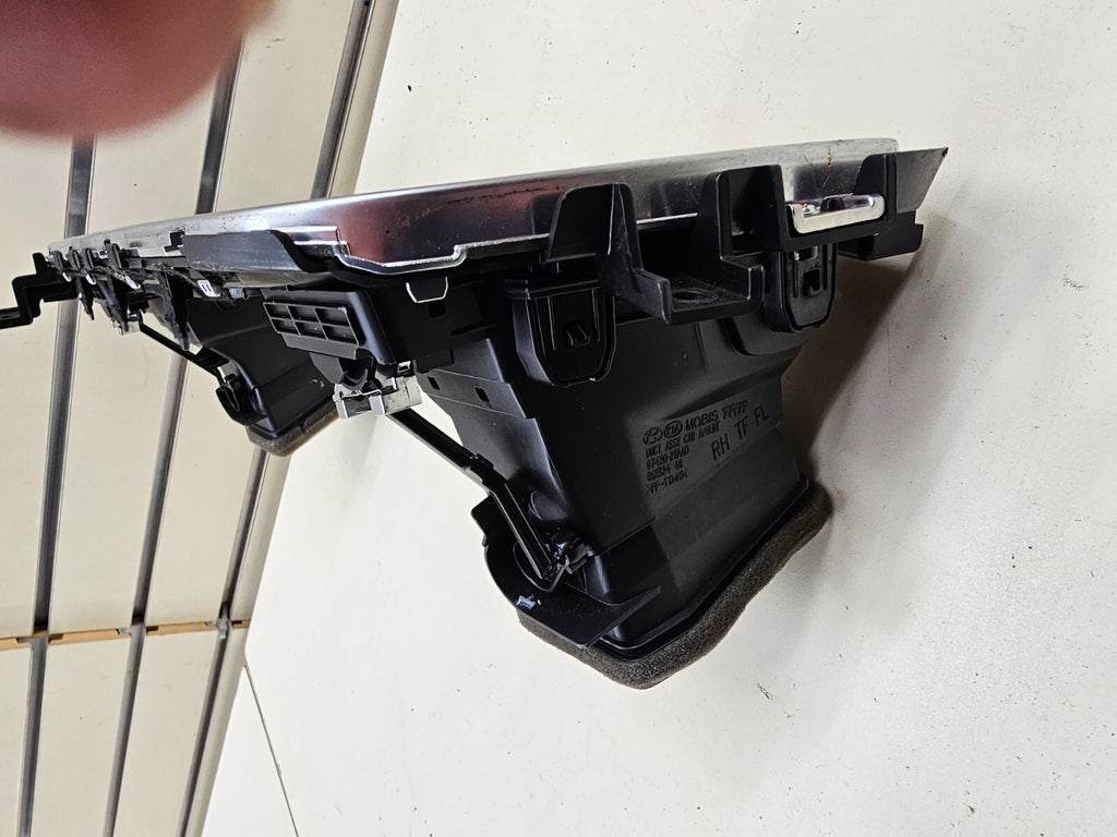 14-15 KIA OPTIMA CENTER FRONT DASH RADIO SURROND BEZEL TRIM PANEL ASSEMBLY BLACK
