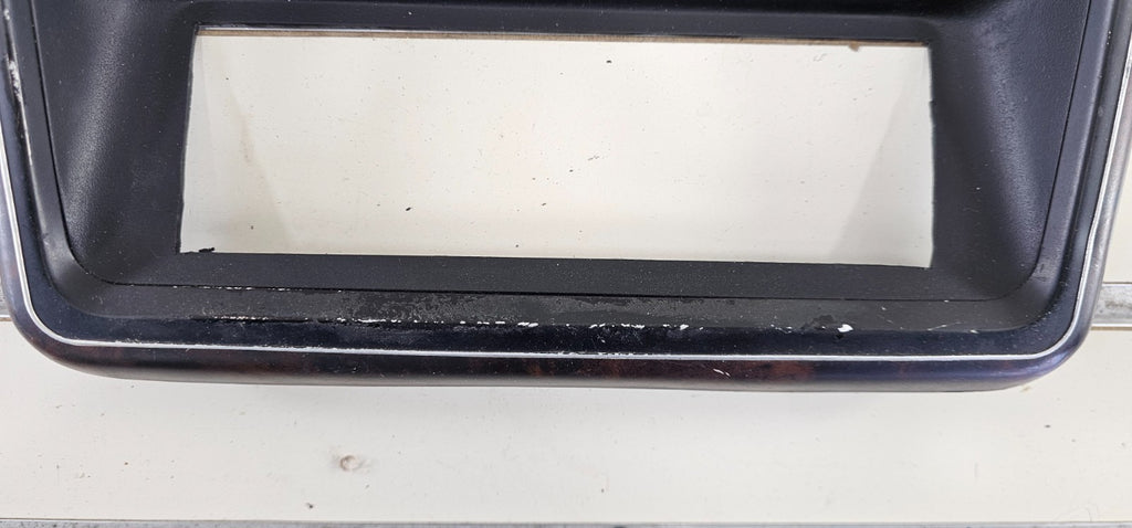 🔥87-91 Ford F150 F250 Bronco Center Dash Radio Stereo Bezel Trim Panel Wood OEM