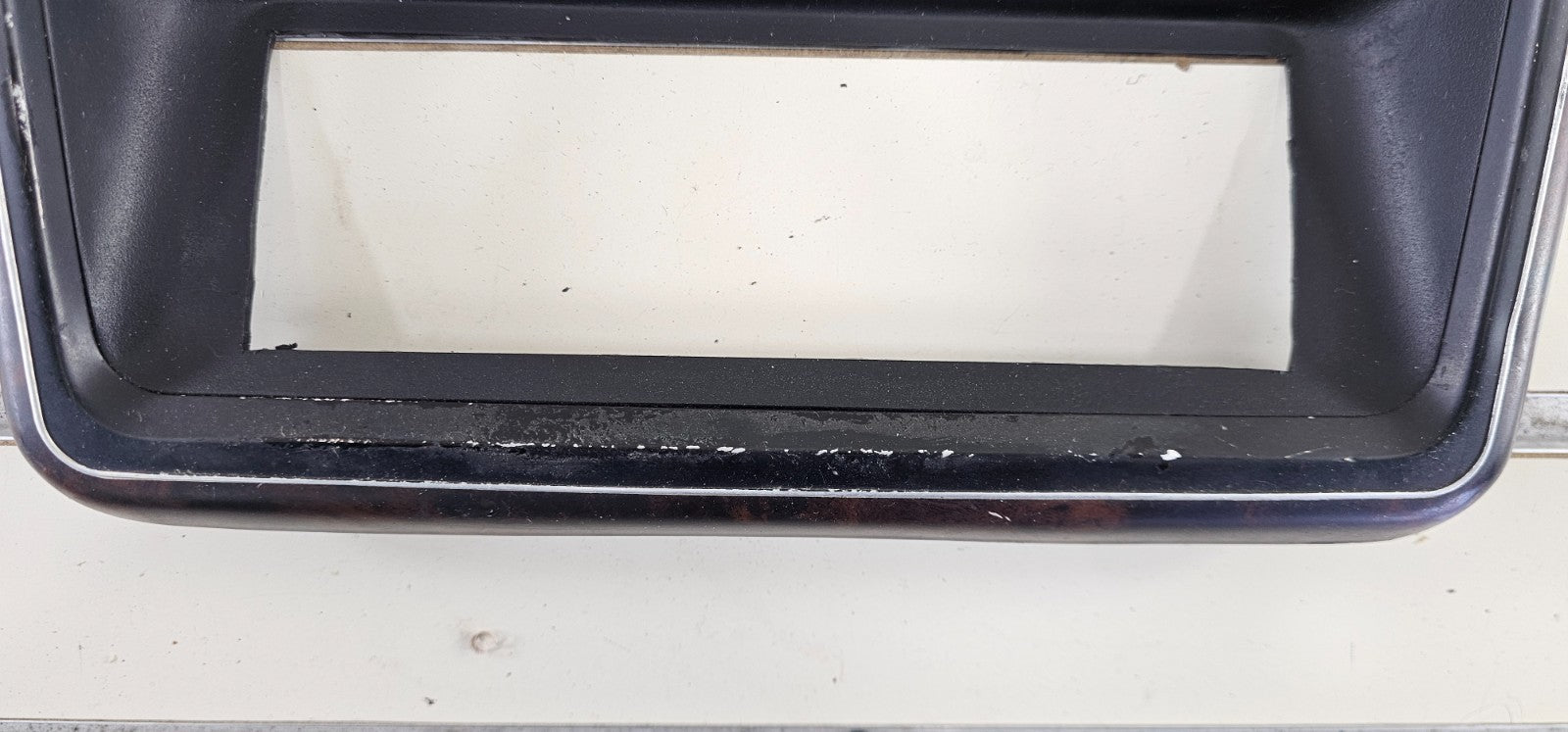 🔥87-91 Ford F150 F250 Bronco Center Dash Radio Stereo Bezel Trim Panel Wood OEM
