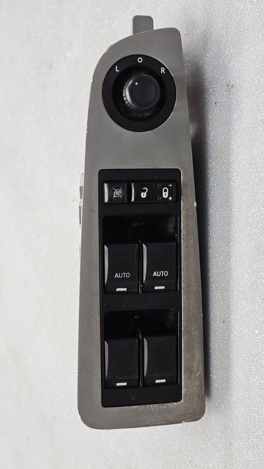 🔥 07-14 Charger 05-10 Grand Cherokee Left Driver Master Window Switch Lock Gray