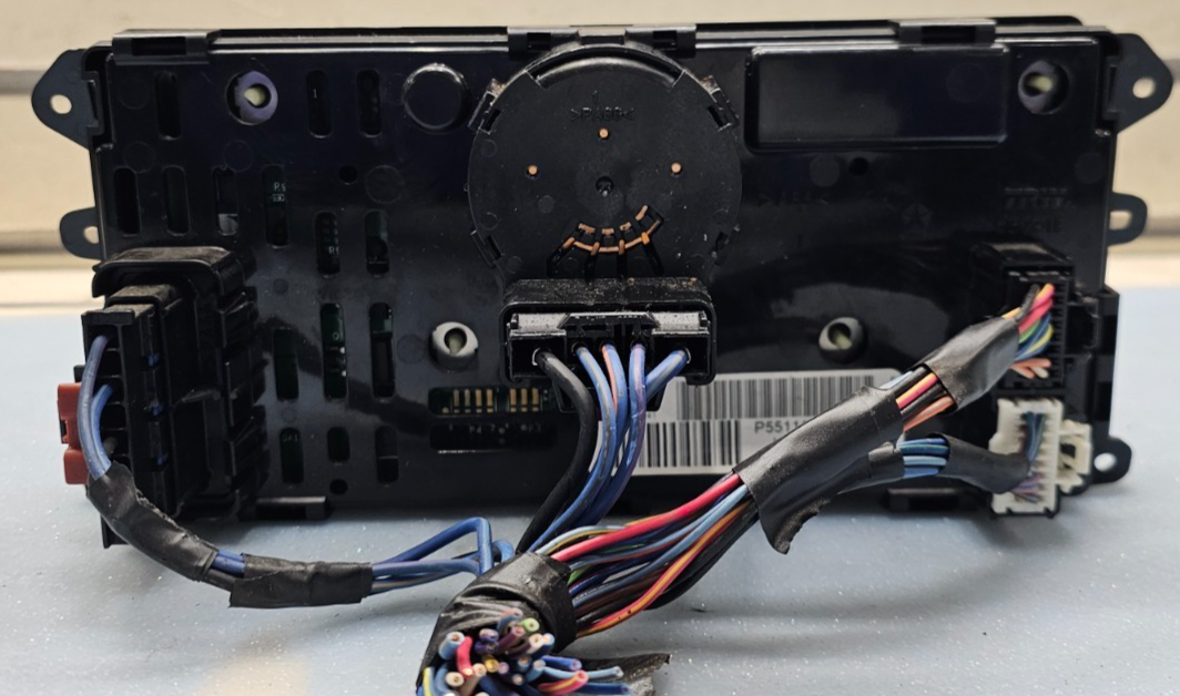 🔥08-10 Grand Caravan Town Country Dash Climate Heater Control Rear HVAC Black