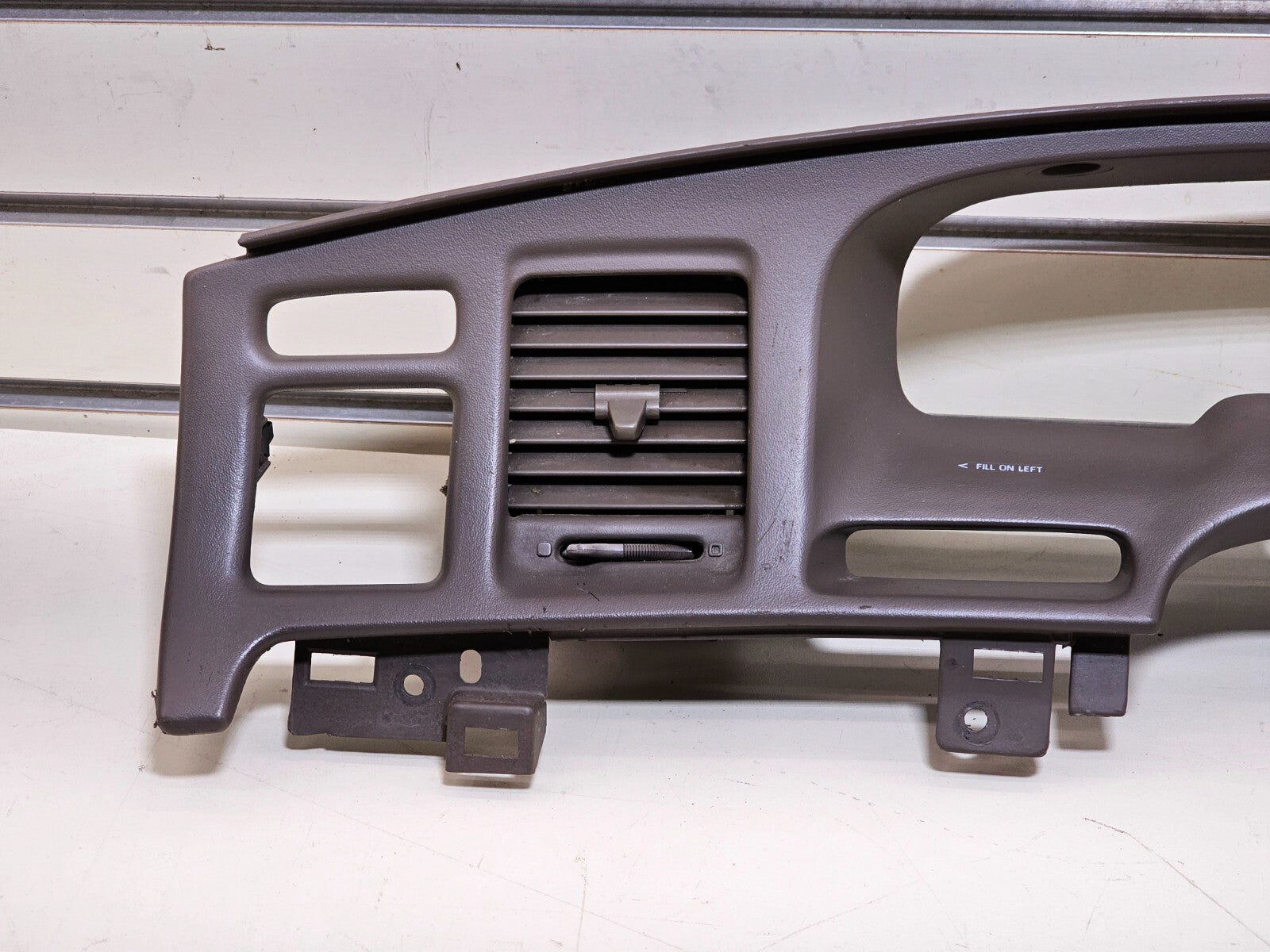 🔥95-97 Town Car Dash Speedometer Instrument Cluster Radio Bezel Panel DK GRAY