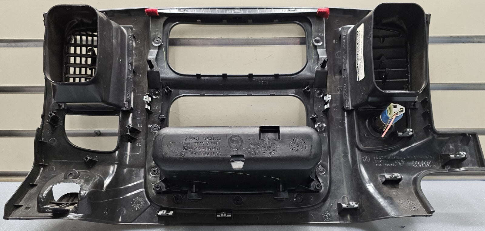 🔥02-05 Dodge RAM Dash RADIO Audio Stereo Bezel Climate Trim Panel Black B10