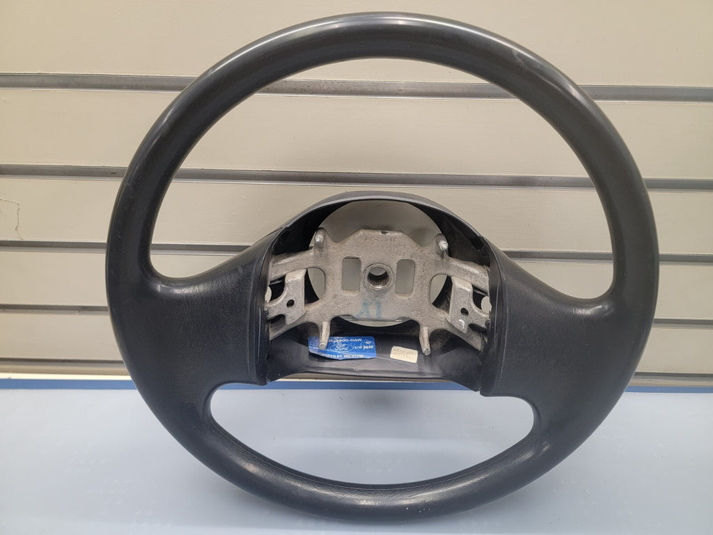 🔥1997-2003 Ford F-150 Leather Steering Wheel Cruise Dash Black