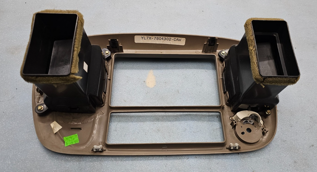 🔥97-03 Ford F150 F-150 Dash Radio Stereo Climate BEZEL Trim Panel Line TAN B1