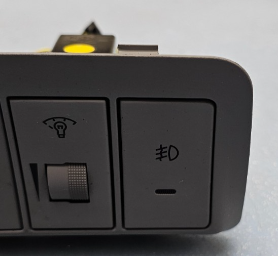 🔥07-09 Hyundai Santa Fe Dash Switch Panel Dimmer Lock Fog Light Control Gray