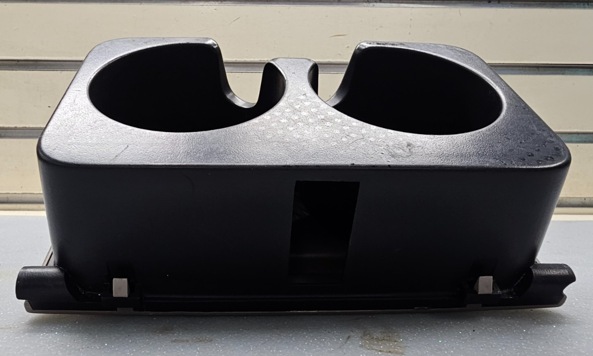 🔥04-08 FORD F-150 F150 CENTER CONSOLE REAR DUAL CUP DRINK HOLDER BLACK/TAN