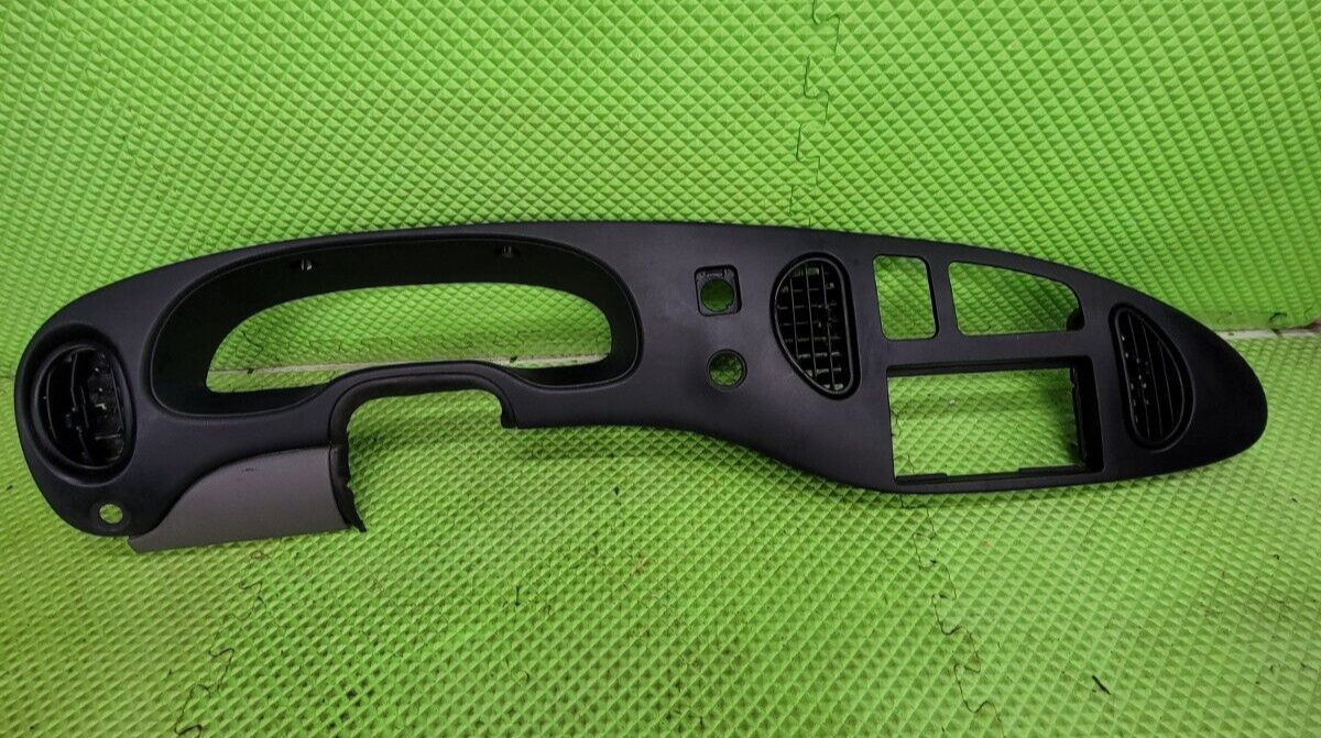 🔥97-03 Ford E-150 Econoline Dash Gauge Cluster Bezel Climate Radio Trim Black