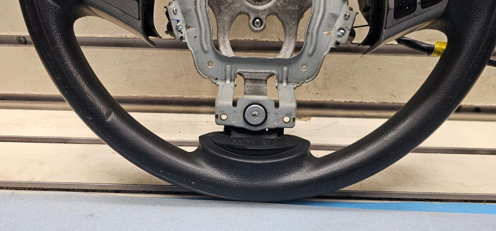 🔥07-09 Elantra Left Driver Steering Column Wheel 9P Cruise Control Black OEM