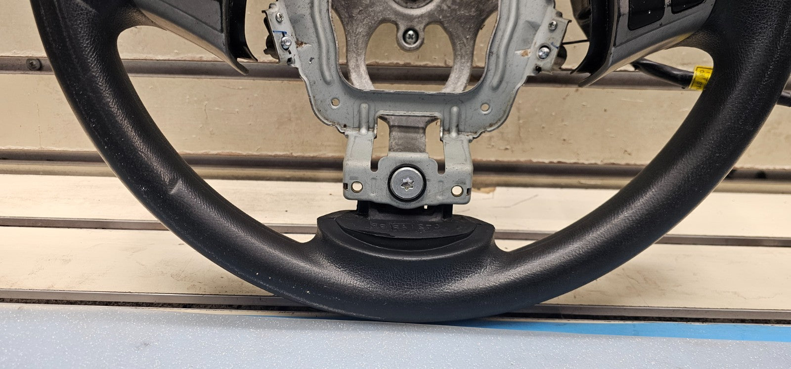 🔥07-09 Elantra Left Driver Steering Column Wheel 9P Cruise Control Black OEM