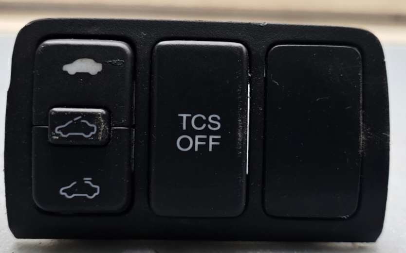🔥03-06 Honda Accord Dash Control Trim Bezel TCS Sunroof Switch Black