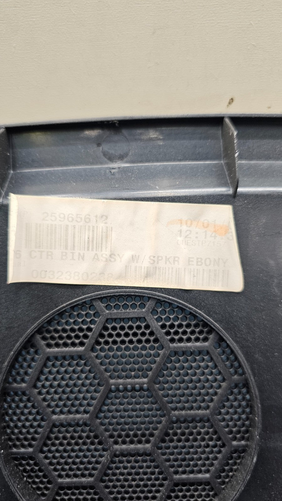 07-12 GMC Acadia Overhead Dash Compartment Storage Box Cubby Bin BLack OEM