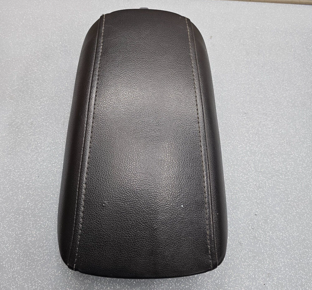 🔥13-16 Ford Fusion Front Center Console Lid Armrest Leather Cover Top Pad Black