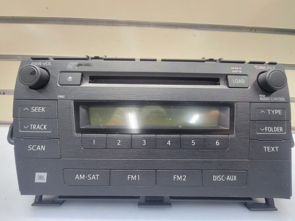 🔥2010-2011 Toyota Prius Am Fm Cd Player Radio Receiver QK1EC DARK GRAY