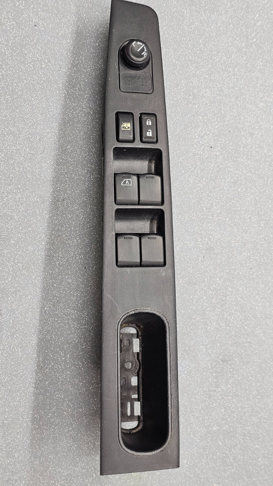 07-10 Nissan Sentra Front Left Driver Master Power Window Switch Assembly Black