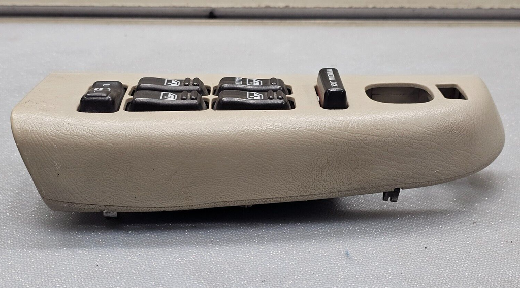 🔥99-02 Silverado SIERRA 4 Door Left DRIVER Master Power Window Switch Tan WS4