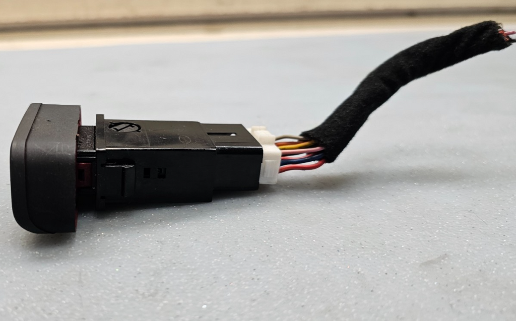 🔥01-05 SONATA OPTIMA Hazard Warning Emergency Light Dash Flasher Switch Black
