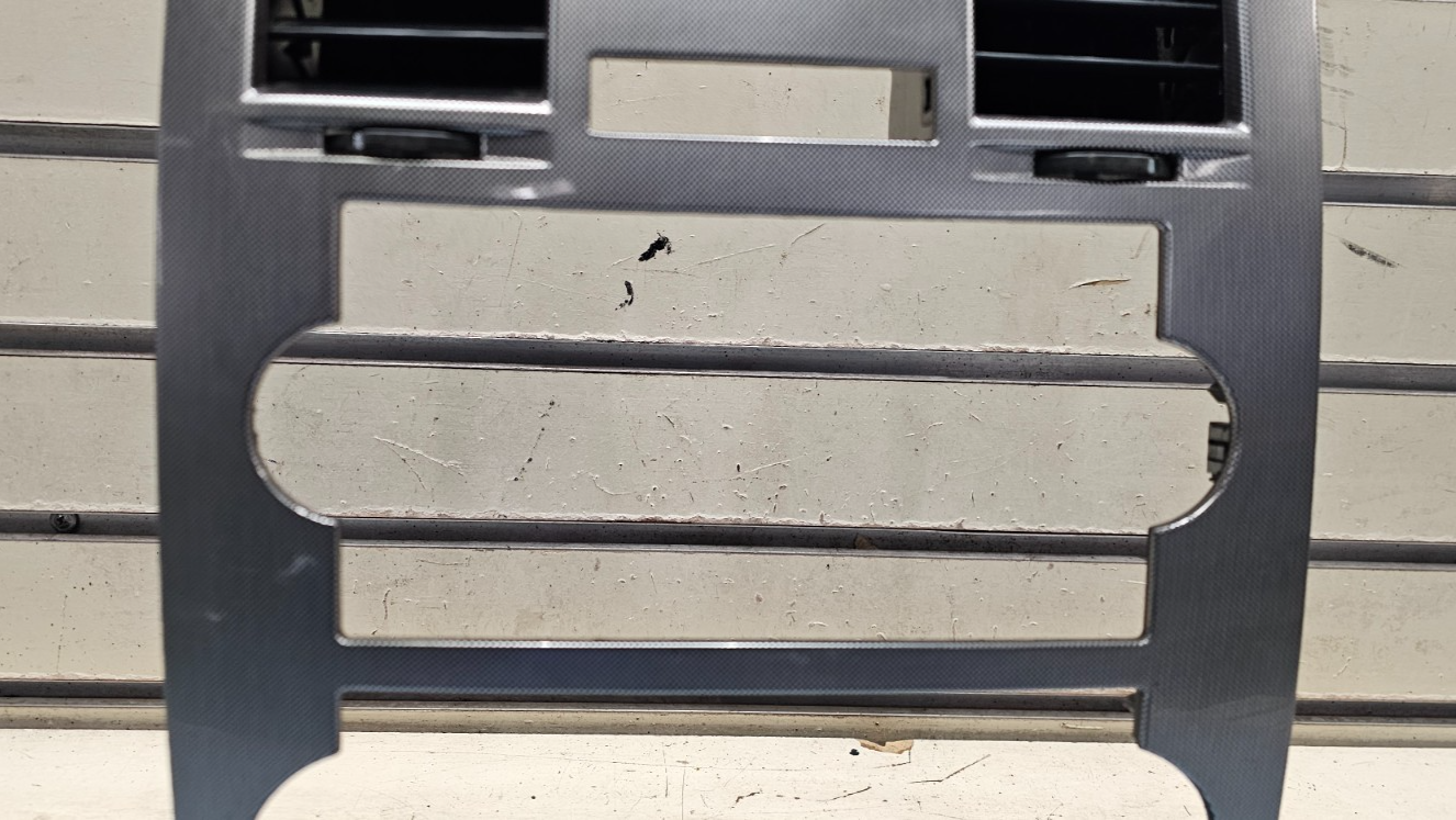 🔥05-07 CHRYSLER 300 CENTER DASH RADIO BEZEL CENTER TRIM PANEL SILVER OEM B16