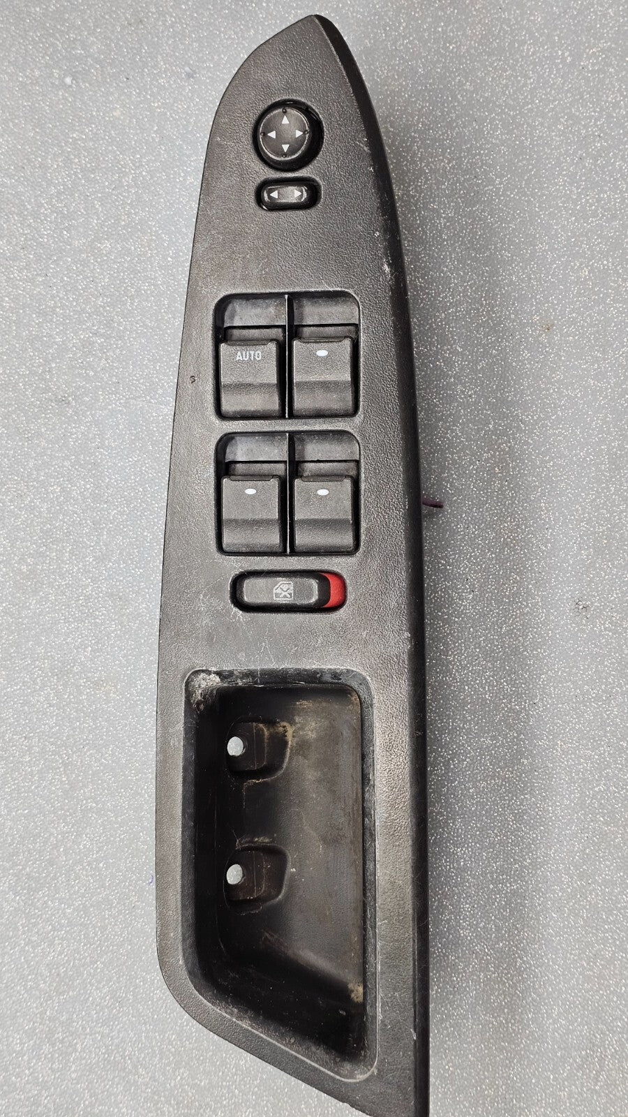 🔥09-16 CHEVY IMPALA LEFT DRIVER MASTER POWER DOOR WINDOW SWITCH BEZEL BLACK