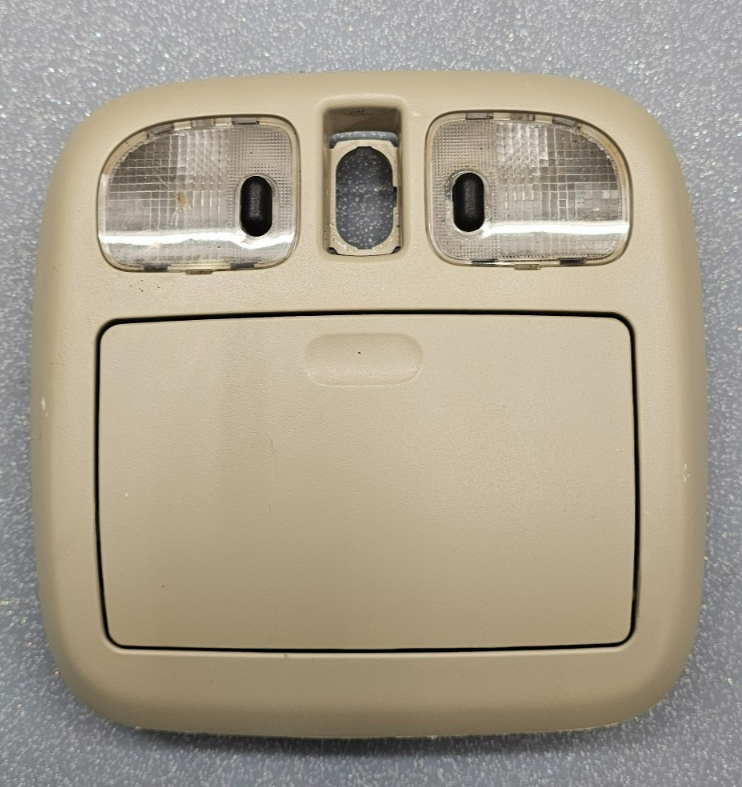 🔥10-12 Fusion Milan MKZ Overhead Console Dome Map Light Lamp Unit Storage TAN