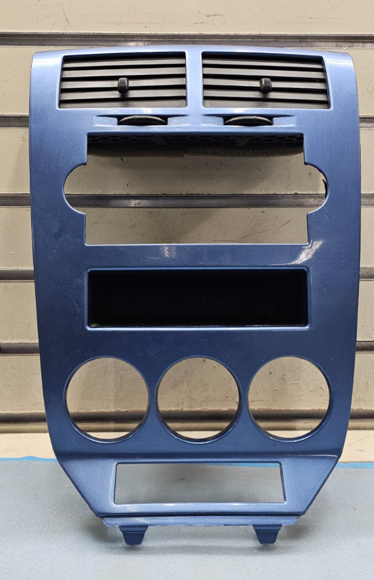 🔥07-09 Dodge CALIBER Dash Radio Center BEZEL Climate Dash Trim Vents BLUE