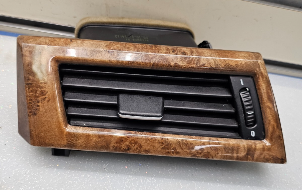 🔥04-10 BMW 535I 525I 530I 550I Dash Left Driver A/C HVAC Air Vent Heater Wood