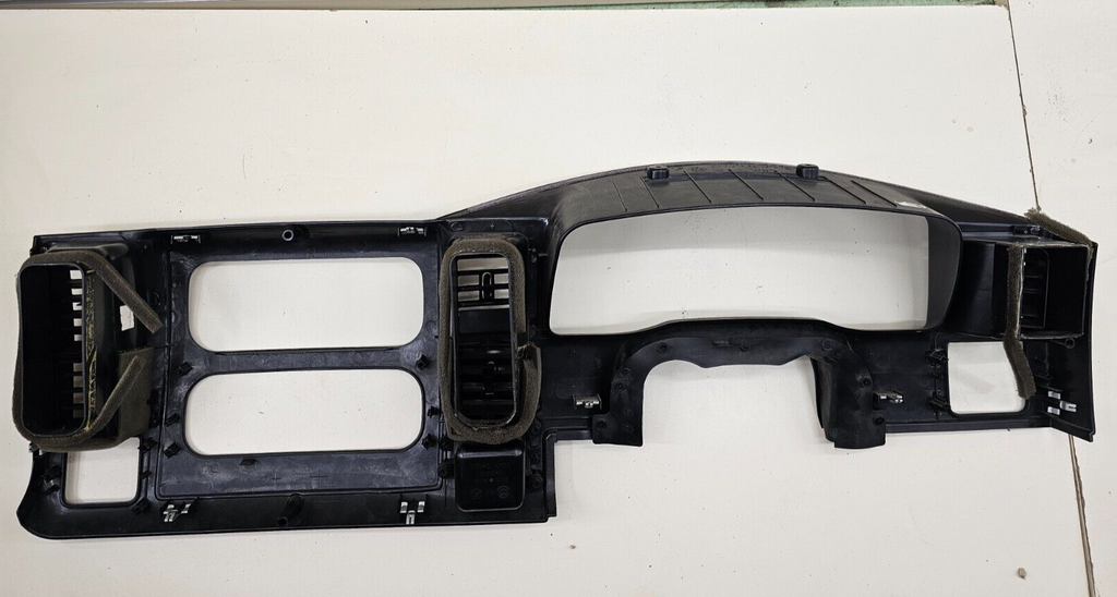 01-04 Dakota Durango Dash Instrument Cluster Speedometer Bezel Trim Panel BLACK