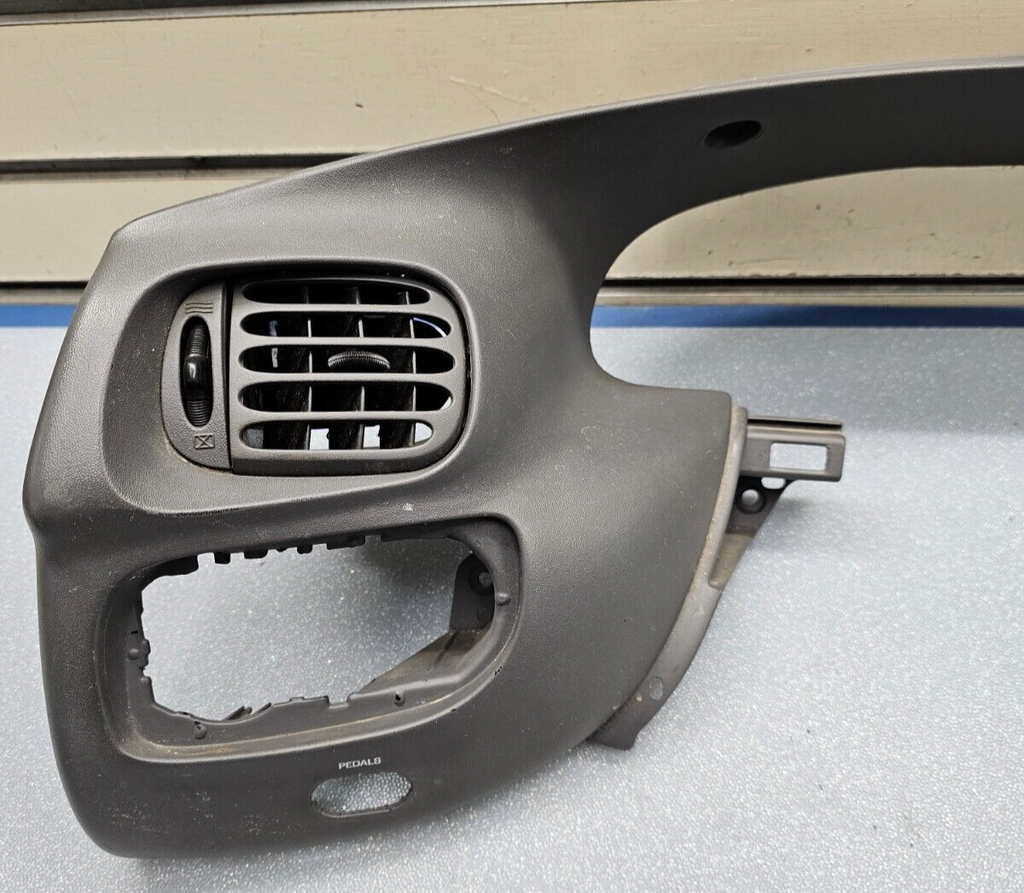 97-03 Ford F150 Dash Speedometer Instrument CLUSTER Bezel Trim Panel DK GRAY C13
