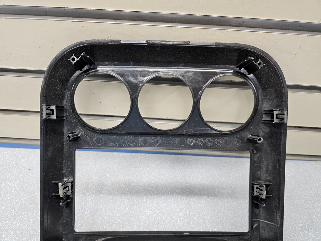 🔥10-16 Jeep Compass Patriot Center Radio Climate Dash Trim Bezel Vents BLACK