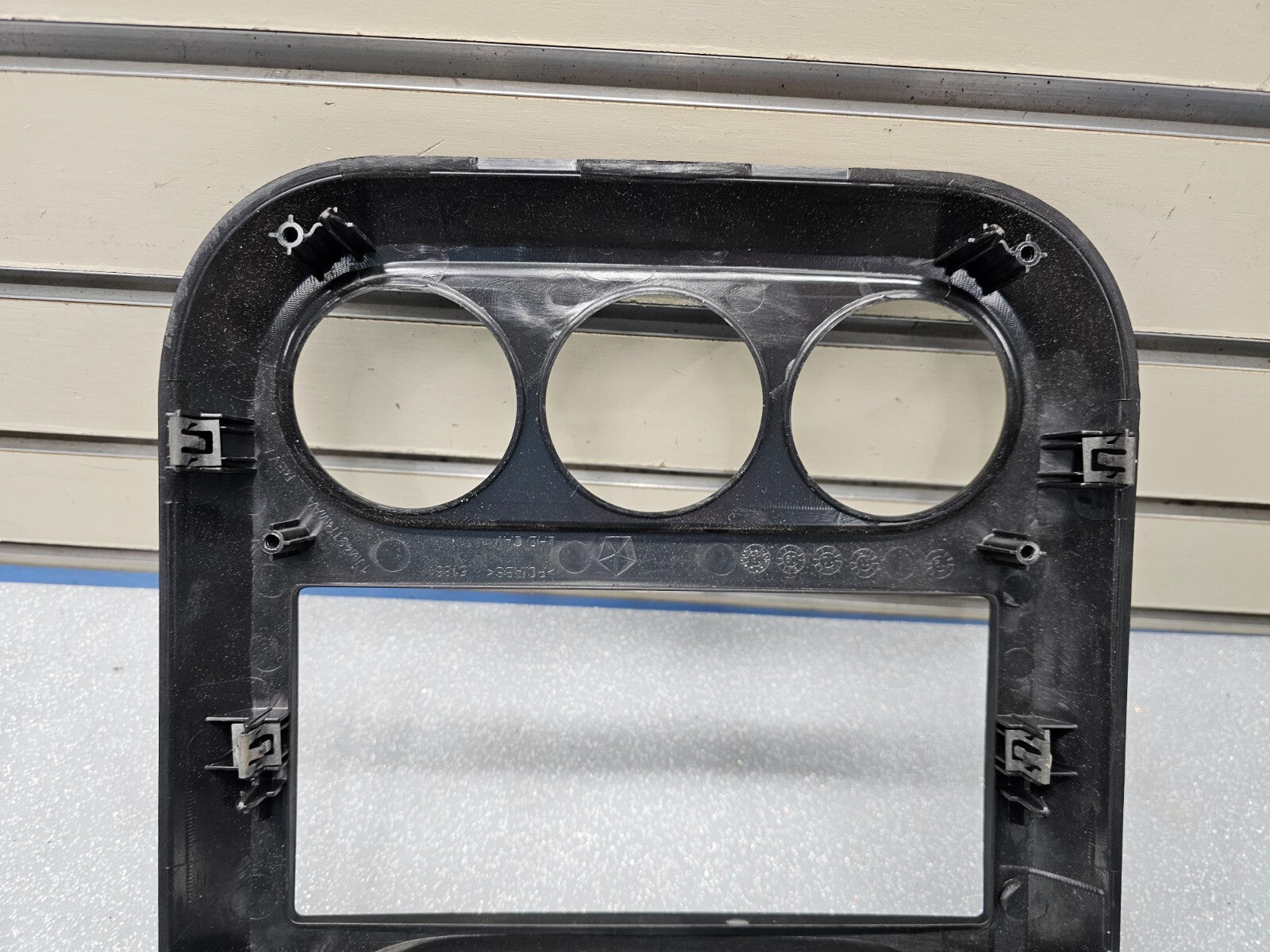 🔥10-16 Jeep Compass Patriot Center Radio Climate Dash Trim Bezel Vents BLACK