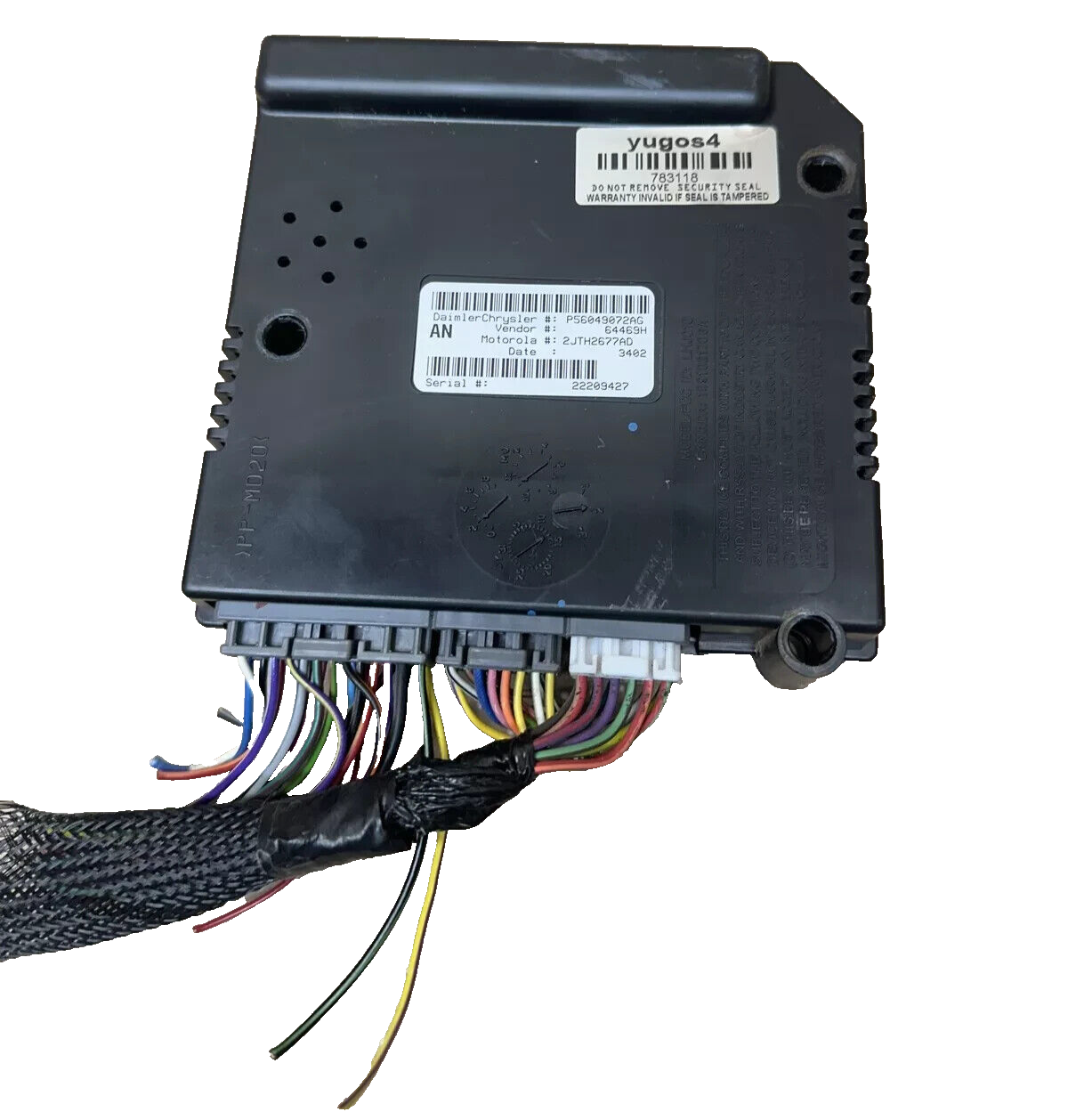 🔥01-04 DODGE DAKOTA BODY CONTROL BCM BCU CENTRAL TIMING MODULE UNIT CTM CTU OEM