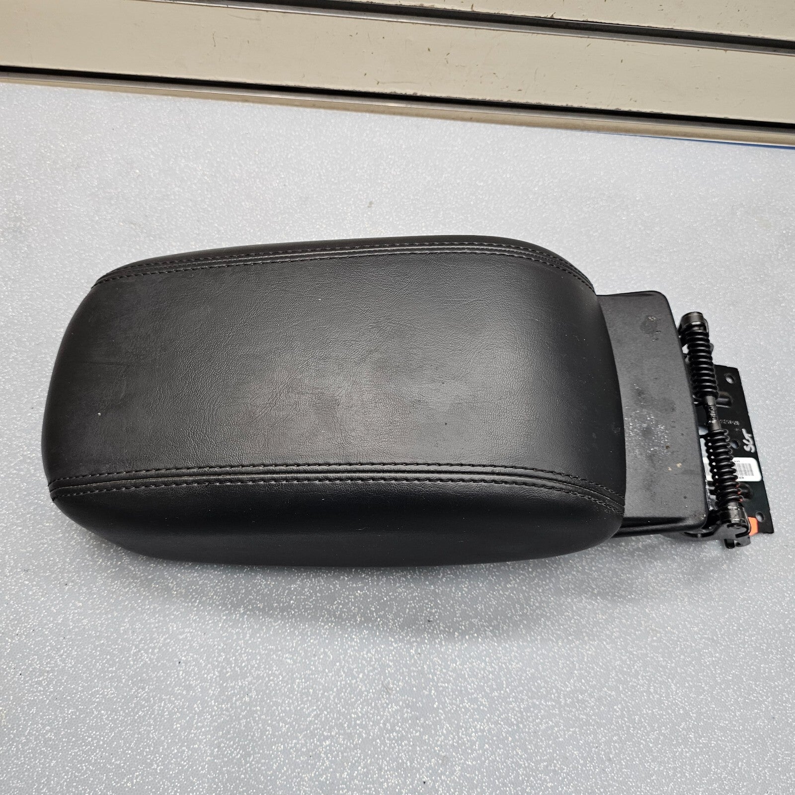 🔥13-16 DODGE DART CENTER CONSOLE ARM REST LID LEATHER BLACK TOP PAD COVER BLACK