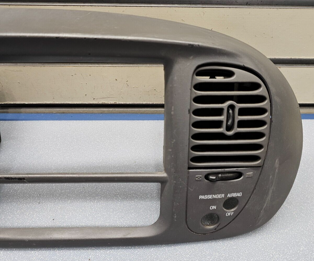 🔥97-03 Ford F150 Center Dash Radio Climate Trim Stereo BEZEL Panel Line GRAY
