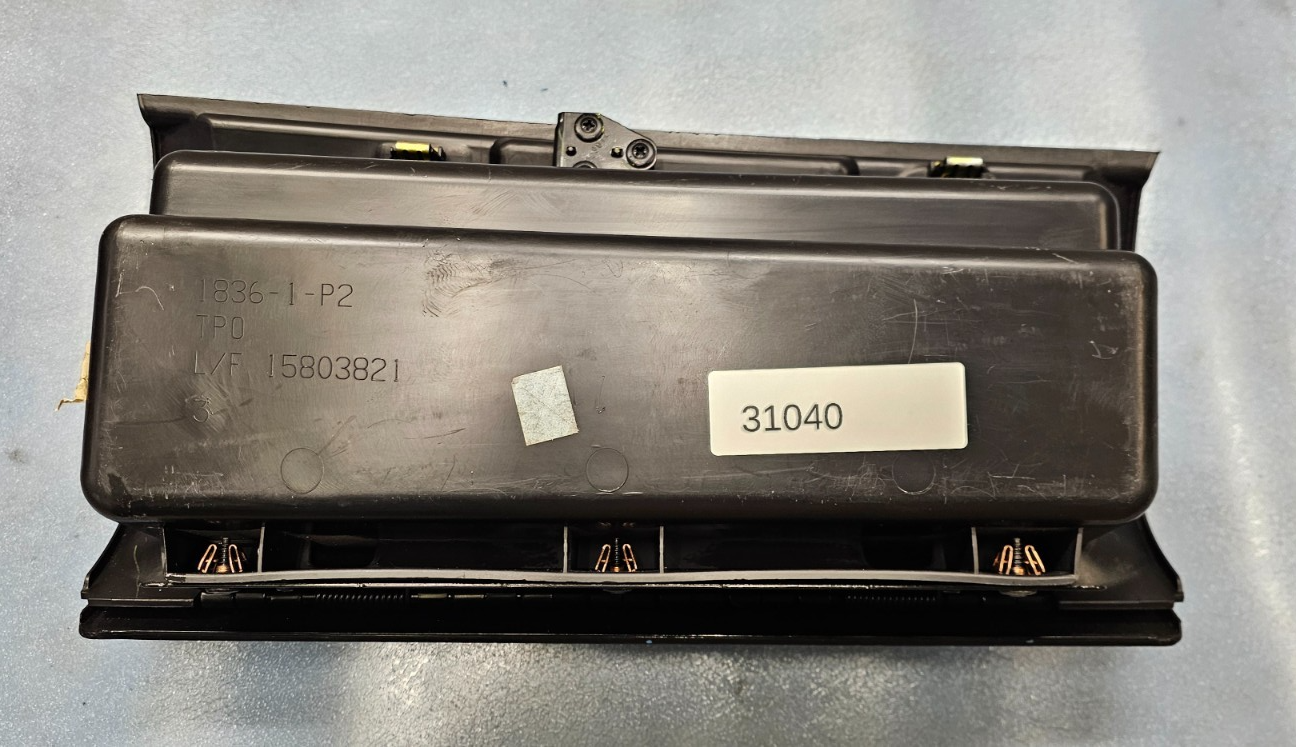 🔥07-13 Silverado SIERRA Dash UPPER GLOVE BOX Storage Compartment Door BLACK G4
