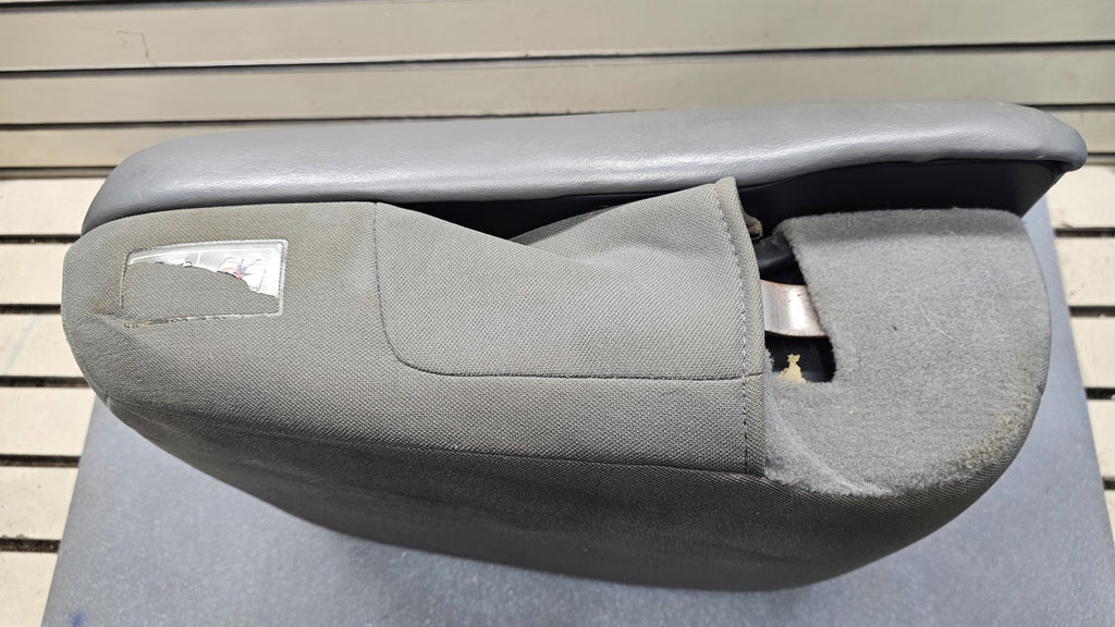 🔥02-08 Dodge RAM Center Console Jump Seat ARMREST Cover Lid Leather Gray JS7