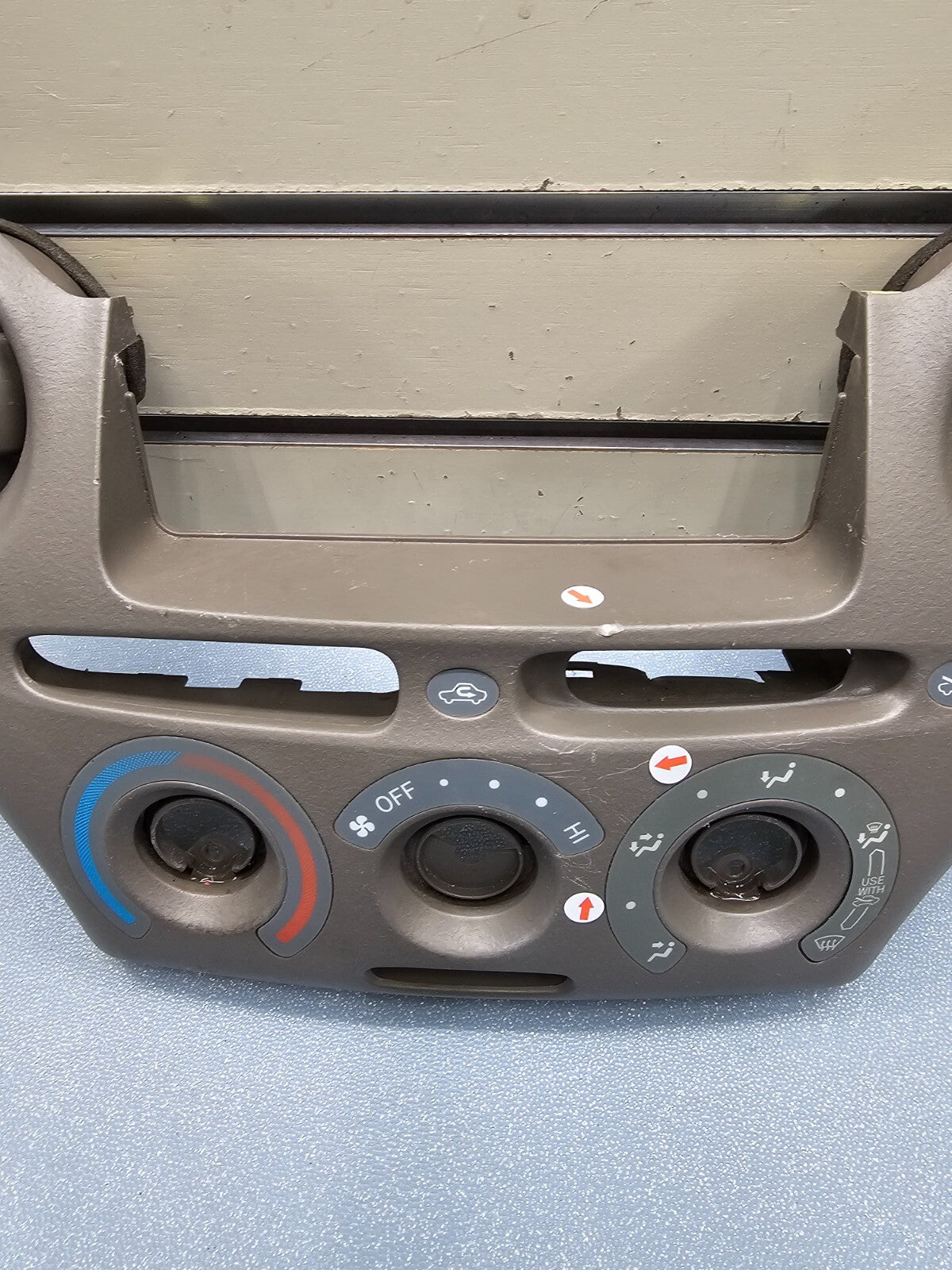 🔥00-05 Toyota Echo Dash Air Vent AC Control Trim Factory Bezel Panel Tan