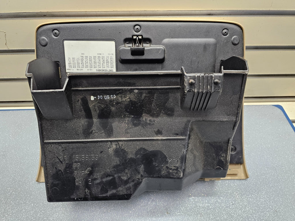 99-02 Pontiac Grand Am Dash Door Glove Box Storage Compartment Assembly Tan OEM