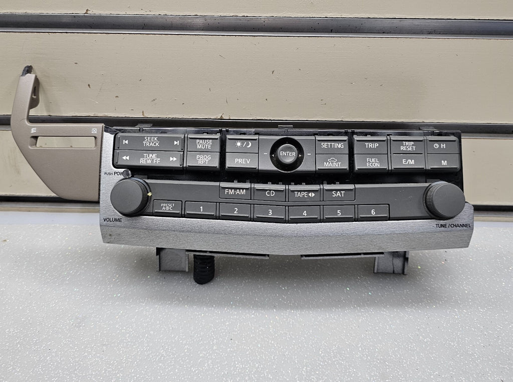 🔥04-05 NISSAN MAXIMA AM FM RADIO STEREO AUDIO SAT CD CONTROL PANEL NAVIGATION