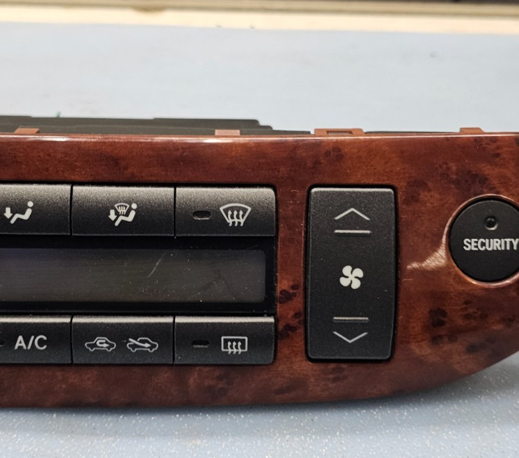 🔥02-06 Camry Dash A/C HVAC AC Heater Temperature Climate Control Unit Wood