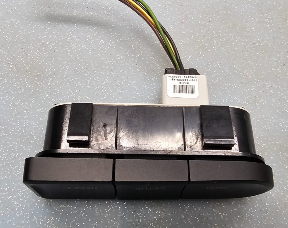 🔥07-10 Ford Edge Dash Driver Info Display Setup Switch Button Assembly Black