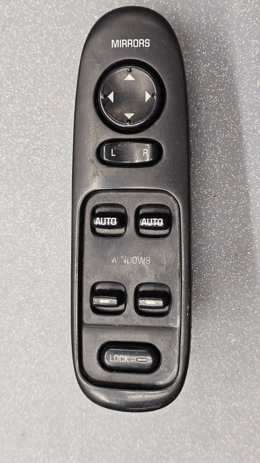 🔥00-05 Lesabre Left Driver Master Power Door Window Switch Lock Assembly Black