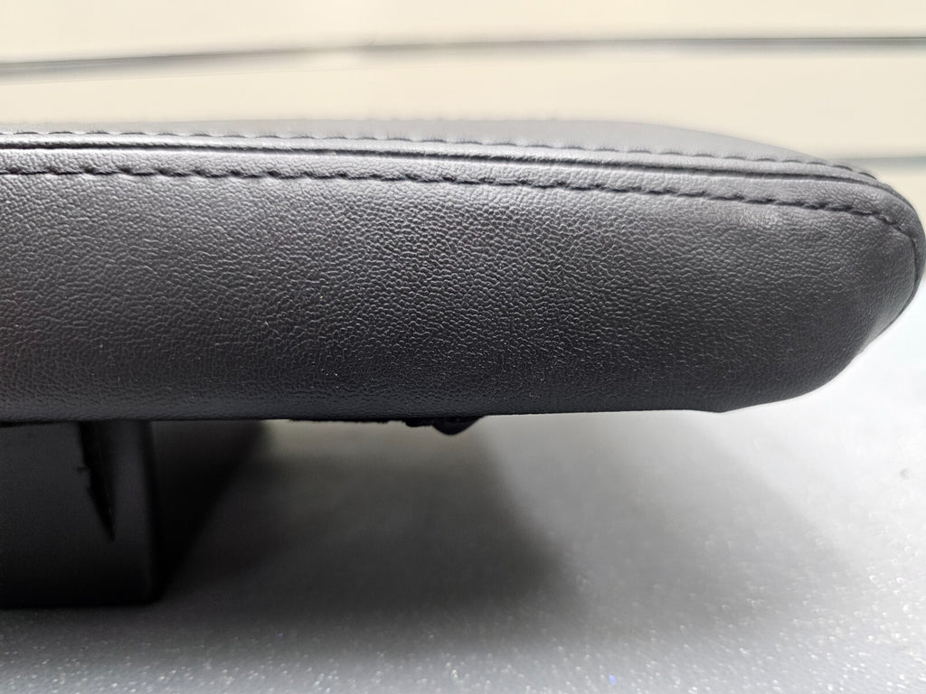 10-12 Lincoln MKZ Center Console Lid Armrest Top Storage Leather Assembly Black