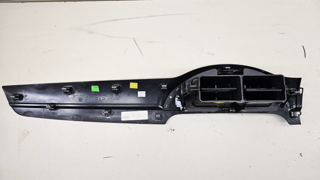 🔥08-12 BUICK ENCLAVE Center Dash Clock Instrument Panel Trim Woodgrain Silver