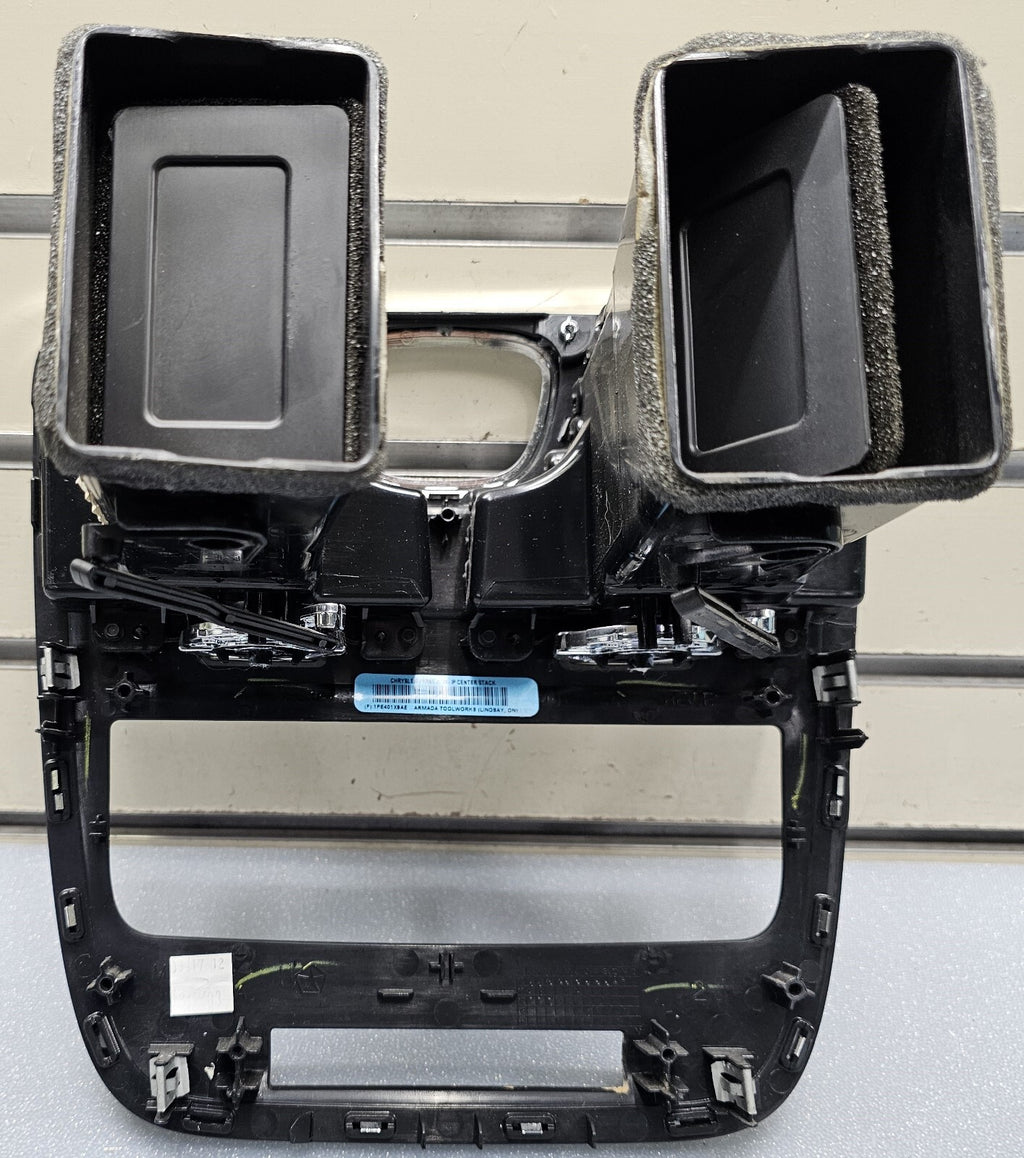 🔥11-16 TOWN COUNTRY GRAND CARAVAN DASH RADIO BEZEL TRIM INSTRUMENT PANEL BLACK