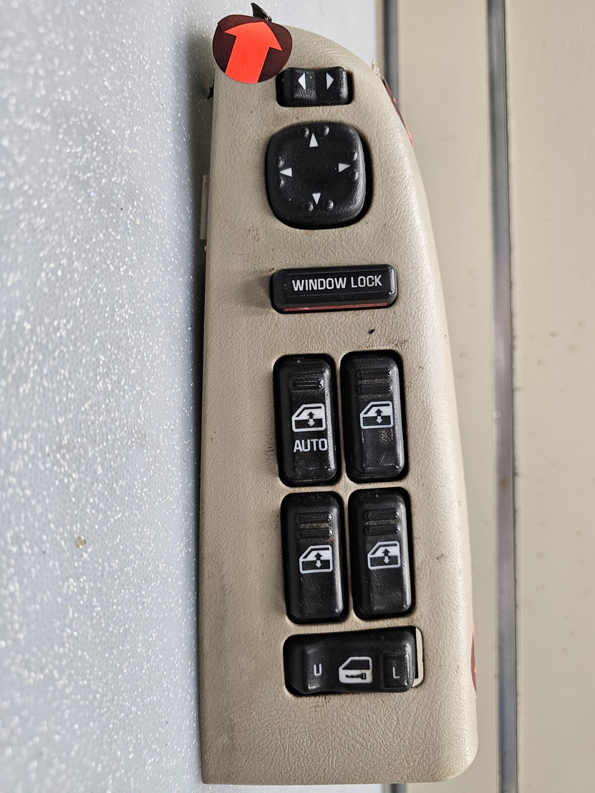 🔥99-02 Tahoe Suburban Yukon Left Driver Master Power Window Switch Assembly TAN