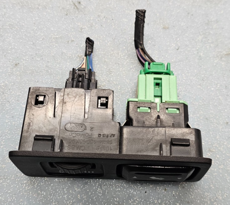 🔥2009-2014 Ford F150 Dash Dimmer Light Lamp & Pedal Adjustment Switch Black OEM