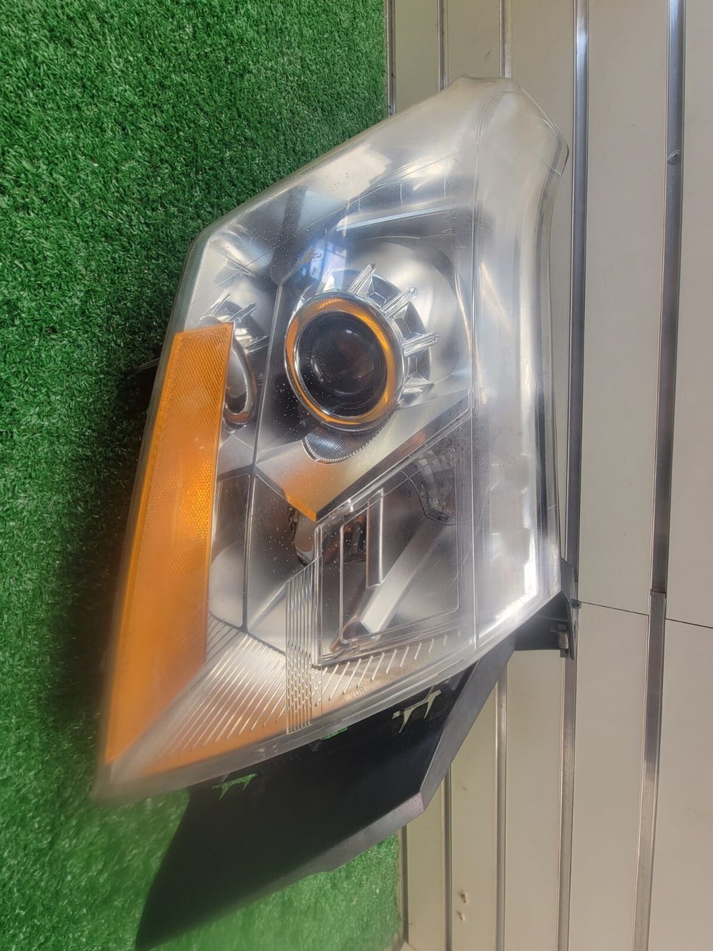 🔥10-16 Cadillac SRX Headlight Headlamp Assembly Left Driver Chrome Halogen OEM