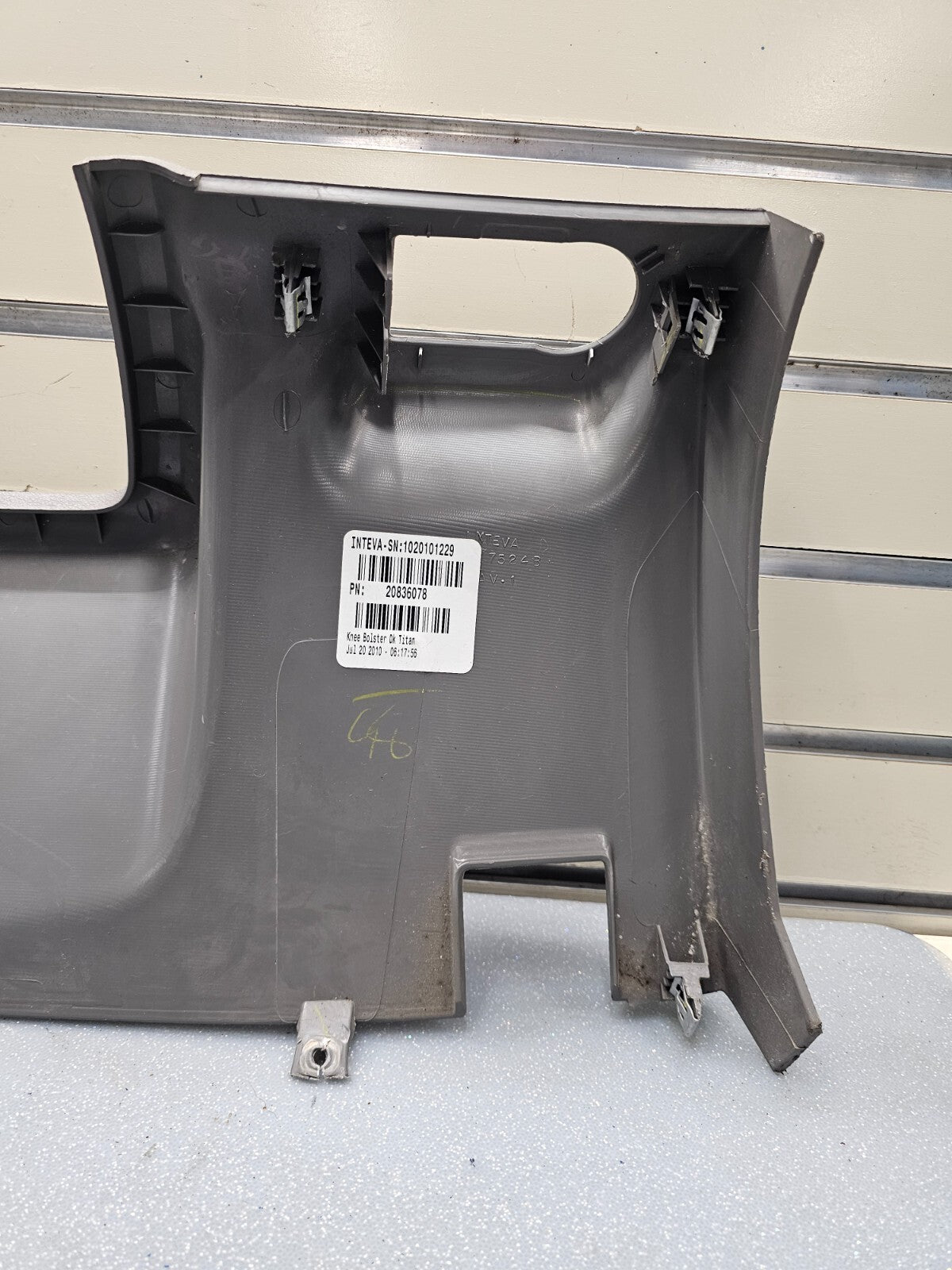 🔥09-17 Traverse Knee Bolster Trim Left Driver Front Dash Lower Cover Gray OEM