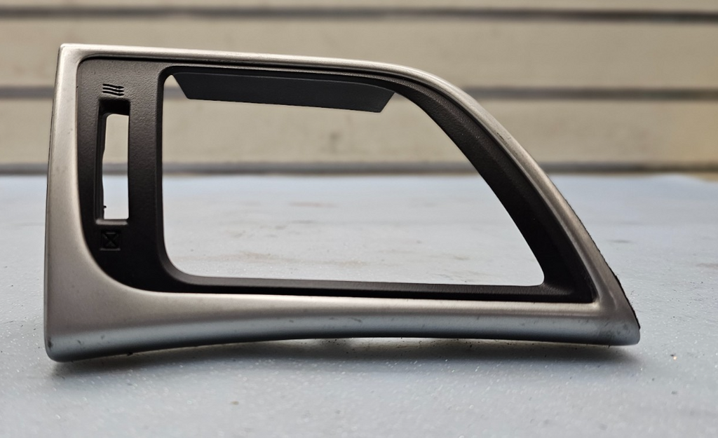 🔥13-16 NISSAN SENTRA DASH LEFT DRIVER AIR VENT HEATER BEZEL SILVER/BLACK
